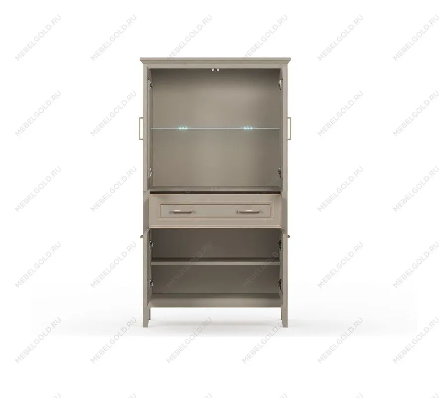 Шкаф-витрина Классик REG2W2D1S/170 с подсветкой | изображение 1