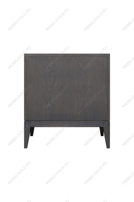 Тумба прикроватная Сидней 2 ящика, дуб графит | изображение 3