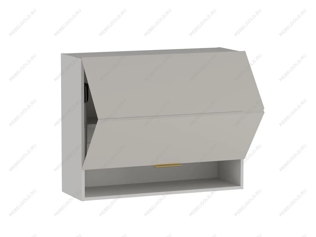 Шкаф ШГ-90СМГ, Монза (900*316*720) Экокожа Бежевый, 23160 | изображение 1