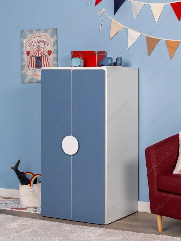 Шкаф Пикси распашной, с двумя дверьми и полкой 60х57х120, озорной василек | изображение 6