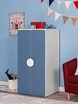 Шкаф Пикси распашной, с двумя дверьми и полкой 60х57х120, озорной василек | изображение 6