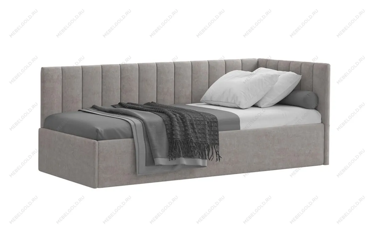 Кровать Сингл 90 угловая с подъемником. Цвет SIMPLE 5