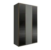 Шкаф 3-х дверный Bogemia Air (Серый/Золото) БМШ2/3(2)