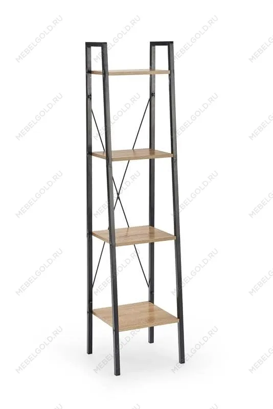 Стеллаж Halmar NARVIK REG-1 (дуб сонома/черный)
