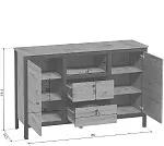 Тумба Лофт KOM2D2S/150 | изображение 3