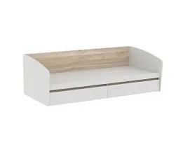 Кровать с ящиками, Аврора (2042*974*661) Дуб Мария/Кашемир, 32113