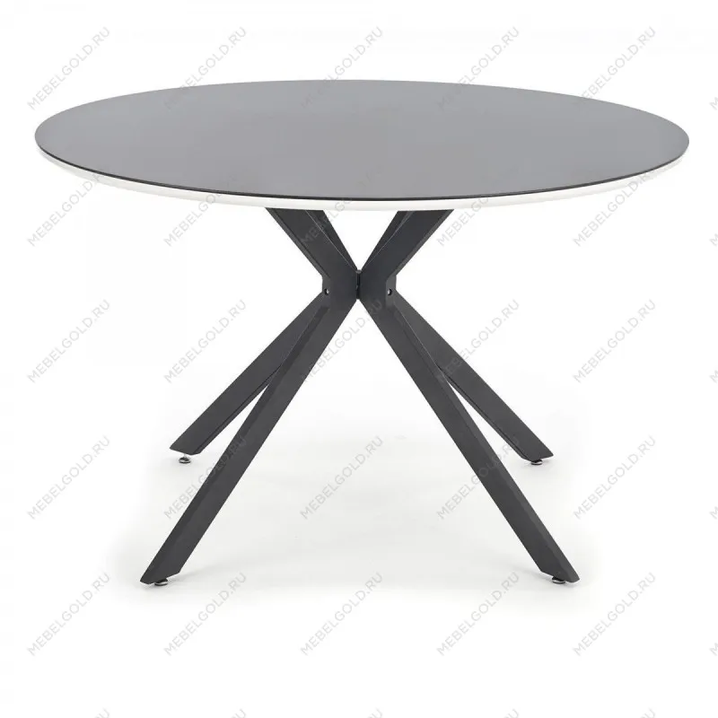 Стол обеденный Halmar AVELAR (черный/белый)