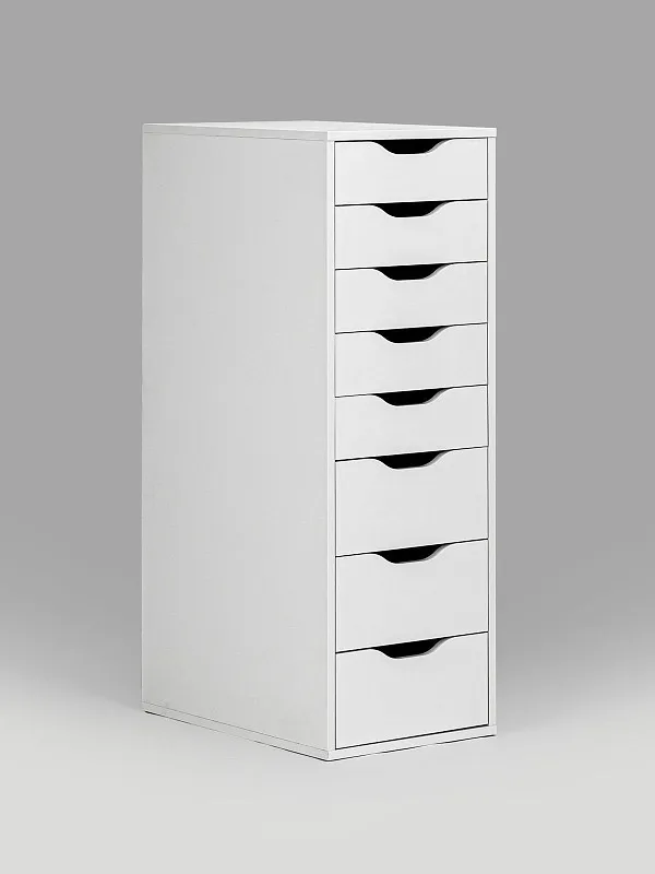 Комод Ингар, 8 ящиков, 36x102x53 см, белый | изображение 7