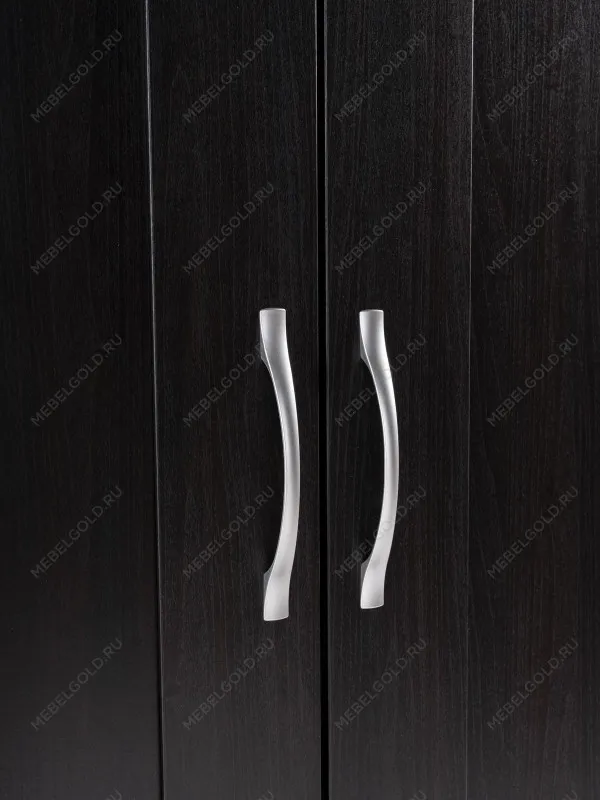 Шкаф Сириус, 2 двери и 1 ящик, 78х59х220 см, черно-коричневый, дуб венге | изображение 10