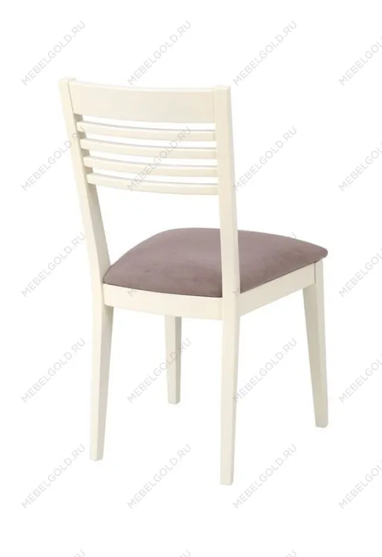 Стул Эстель (Эмаль 11 слоновая кость/ткань Smoke) | изображение 2