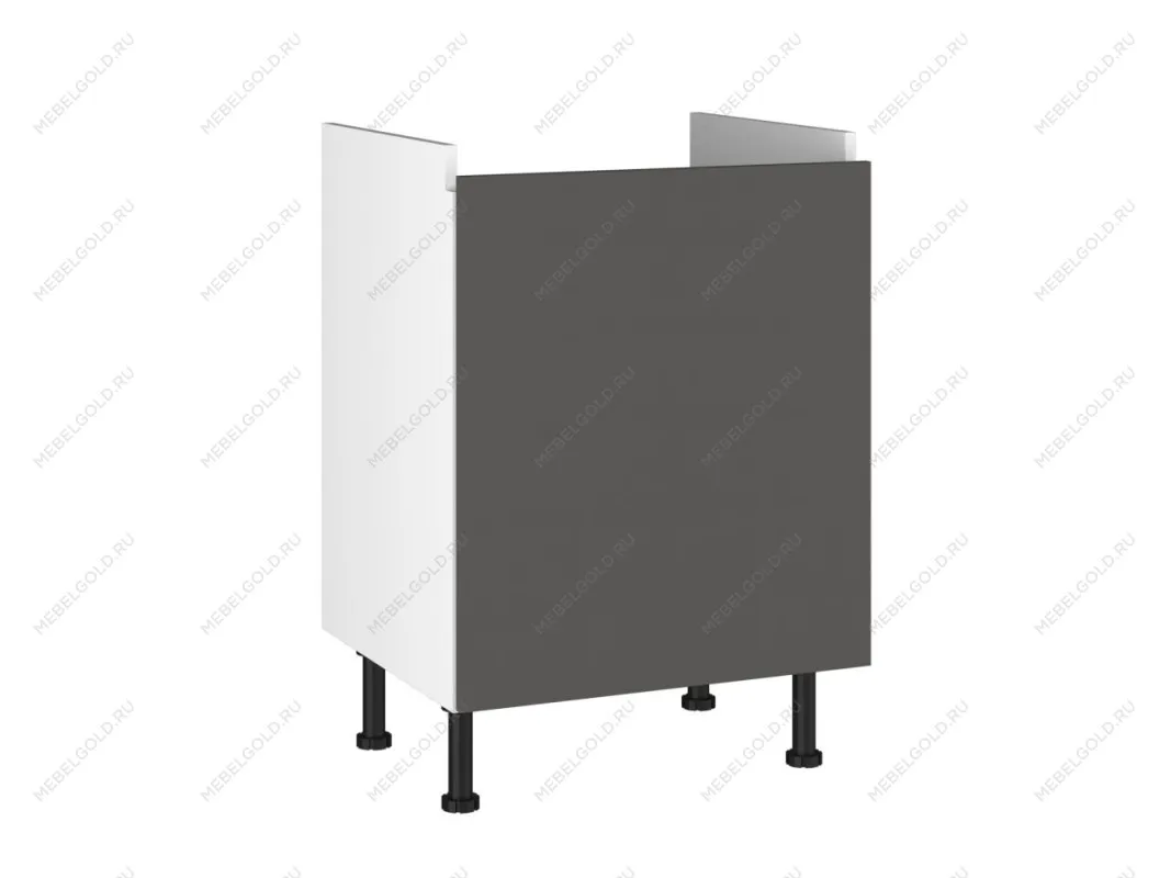 Стол под мойку СМ-60, Виста (600*520*870) Экокожа Серый, 26610