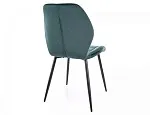 Стул кухонный Signal JAKE Velvet Bluvel 78 (темно-зеленый/черный) | изображение 3