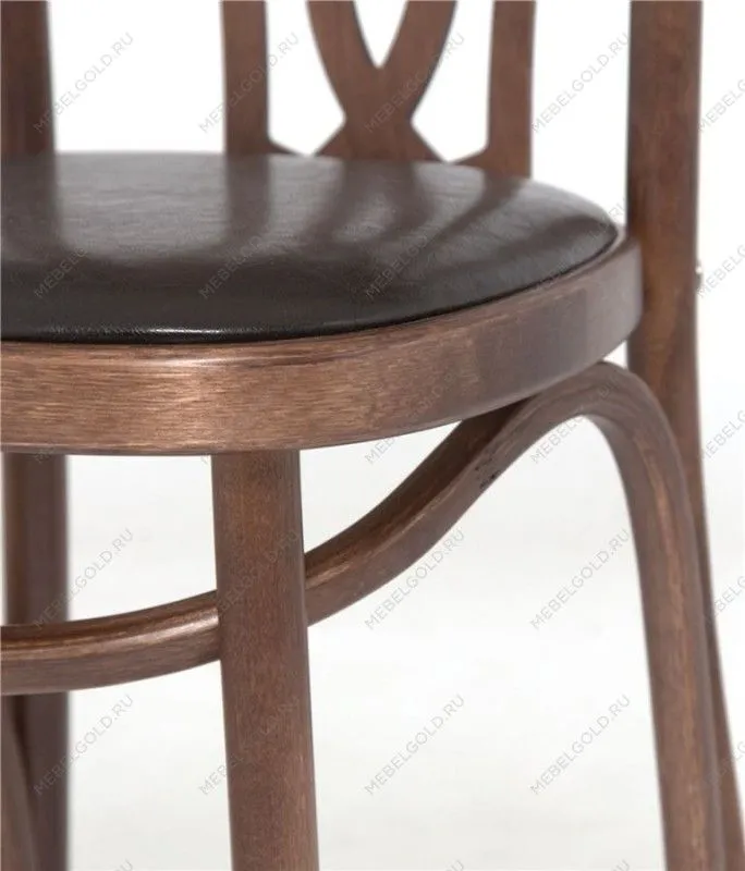 Стул Астра Восьмерка мягкий (темный тон, экокожа коричневая) | изображение 5