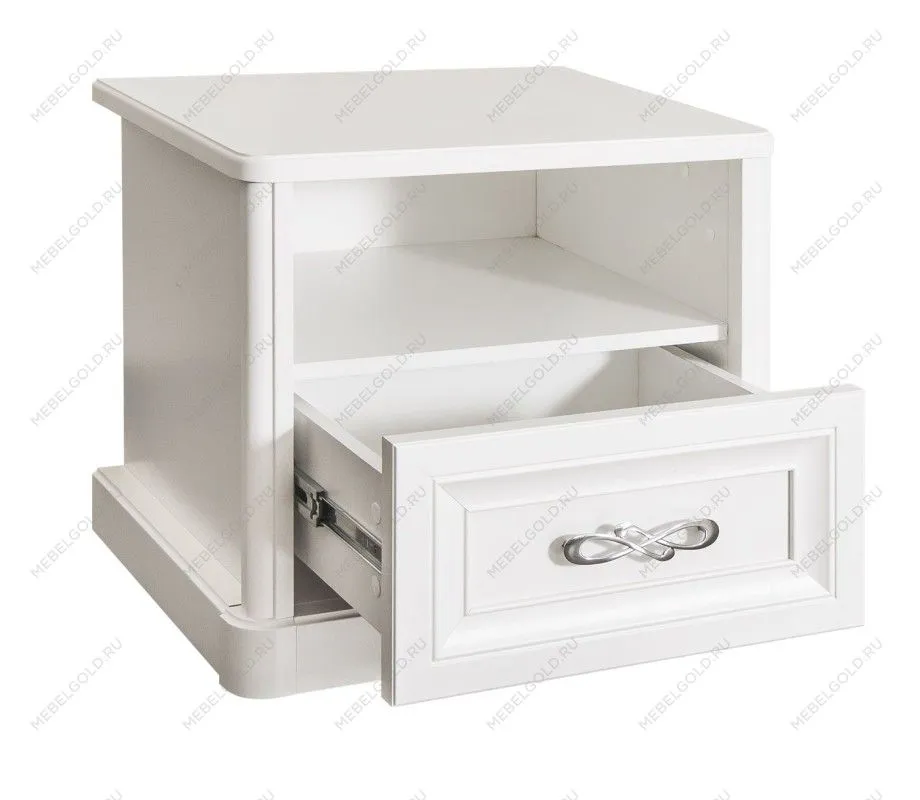Тумба прикроватная детская Мишель белый матовый | изображение 1