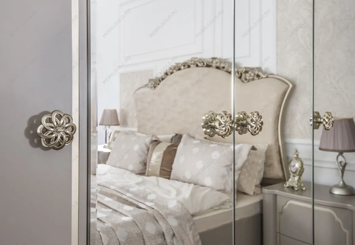 Шкаф Лали 4-дверный серый камень | изображение 4