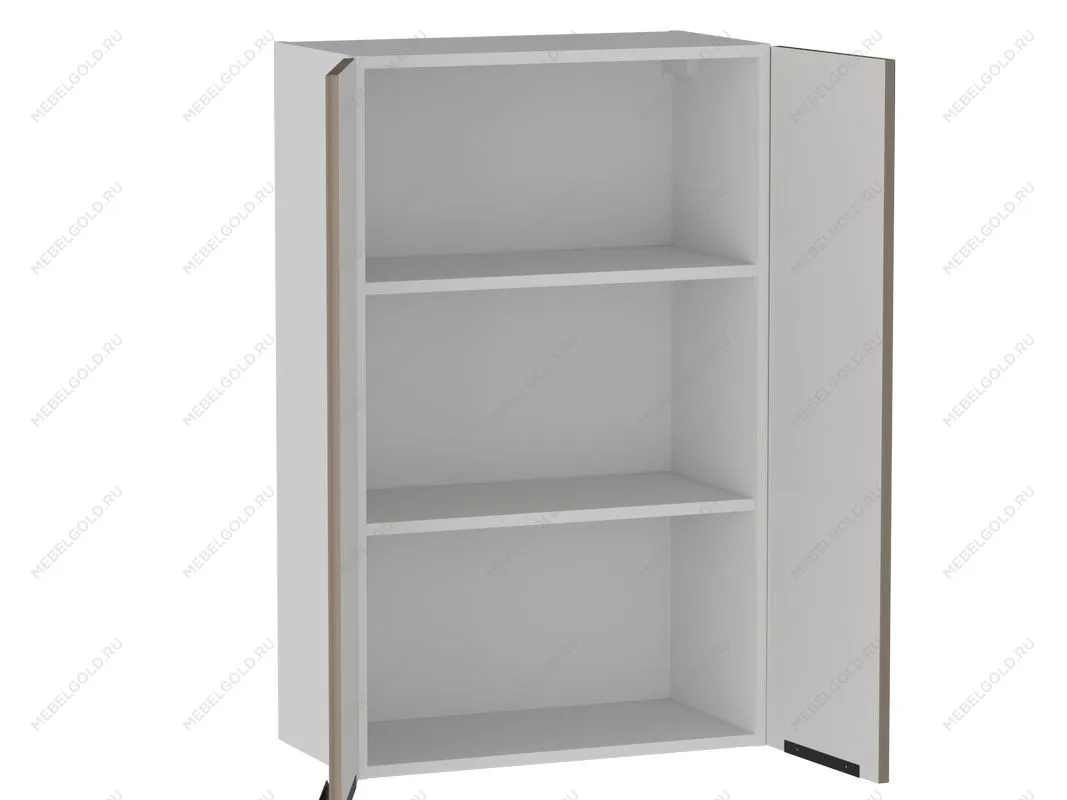 Шкаф 960 2-х дверный ШГ-60, Ватель (600*316*960) Дуб рейка темный, 23562 | изображение 1