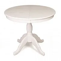 Стол обеденный Лилия-0090 (белая эмаль)