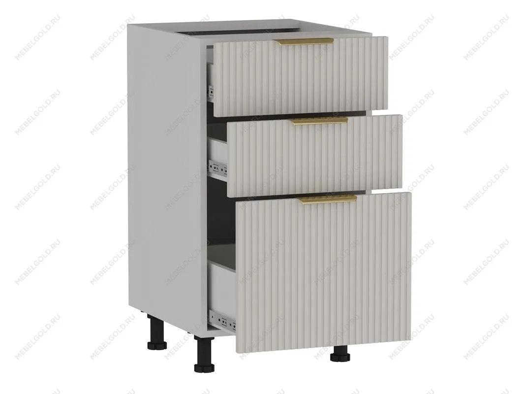 Стол с ящиками СЯ-45 (176/356), Монза (450*523*820) Экокожа Бежевый, 23117 | изображение 1