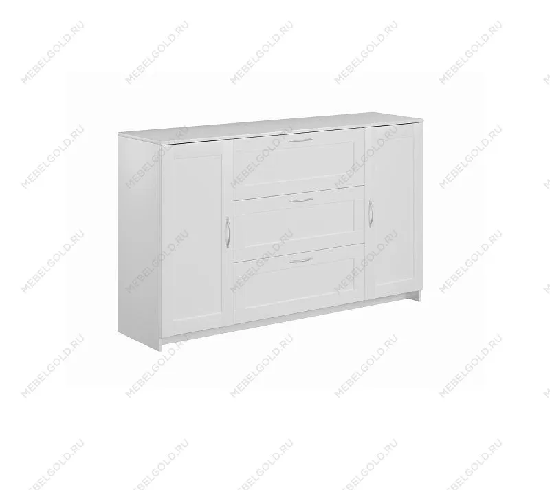 БРИМНЭС / СИРИУС тумба ИКЕА / IKEA 2 двери и 3 ящика 156х95 белая | изображение 3