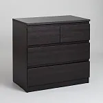 МАЛЬТА комод ИКЕА / IKEA 2+2 ящика 80х76 Дуб Венге | изображение 1