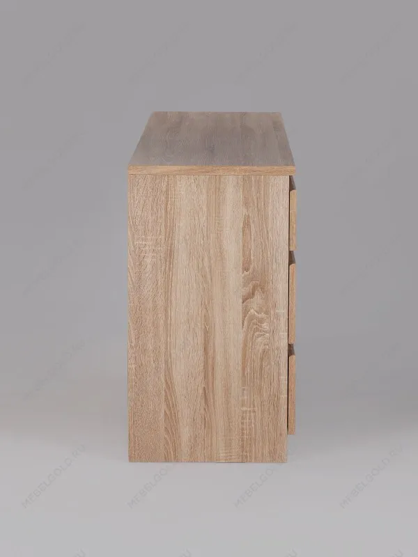 Комод Кастор, 6 ящиков, 129х40х71 см, дуб сонома | изображение 10