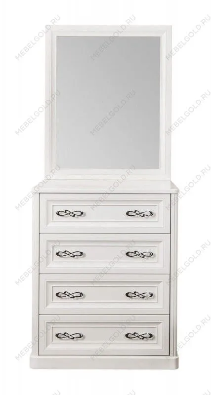 м. Римская - Зеркало для комода Мишель белый матовый (спальня) | изображение 2