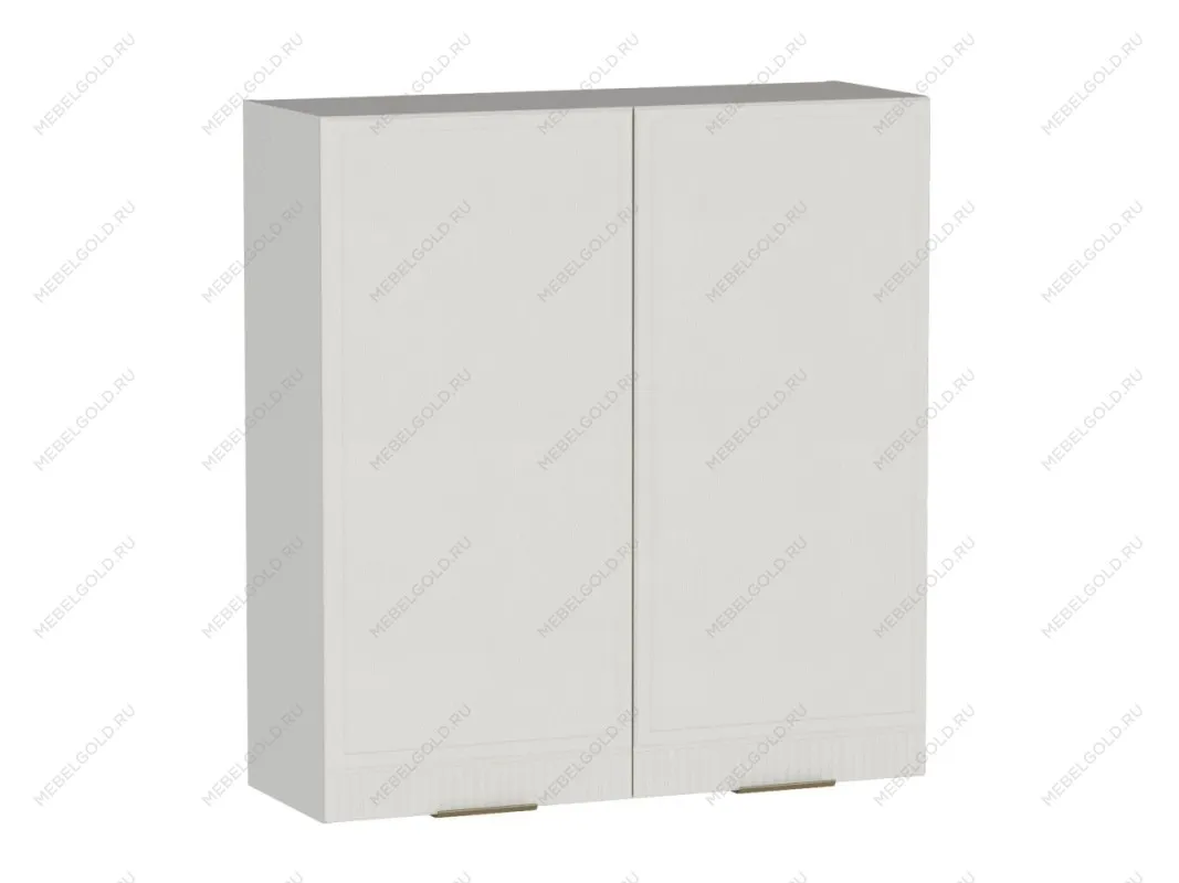 Шкаф 960 2-х дверный ШГ-90, Берта (900*321*960) Экокожа Белый, 25338
