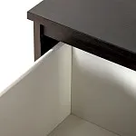 Комод Сириус, 3 ящика, 78х41х94 см, дуб венге, черно-коричневый | изображение 5