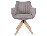 Стул кухонный Signal AZALIA D Brego 07 поворотный (серый/дуб) | изображение 1