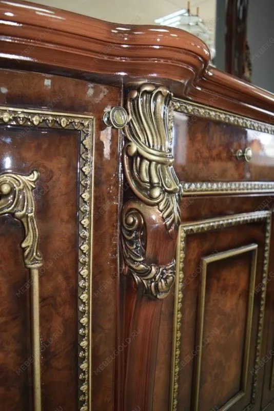 Сервант Джоконда 5-ств корень дуба глянец | изображение 6