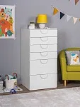 Комод Пикси, 6 ящиков 60x57x120, робкий подснежник | изображение 1