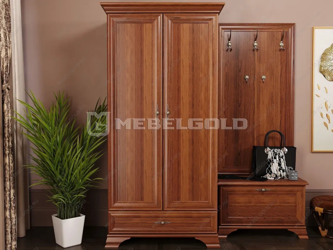 Шкаф Кентаки SZF2D1S каштан | изображение 1