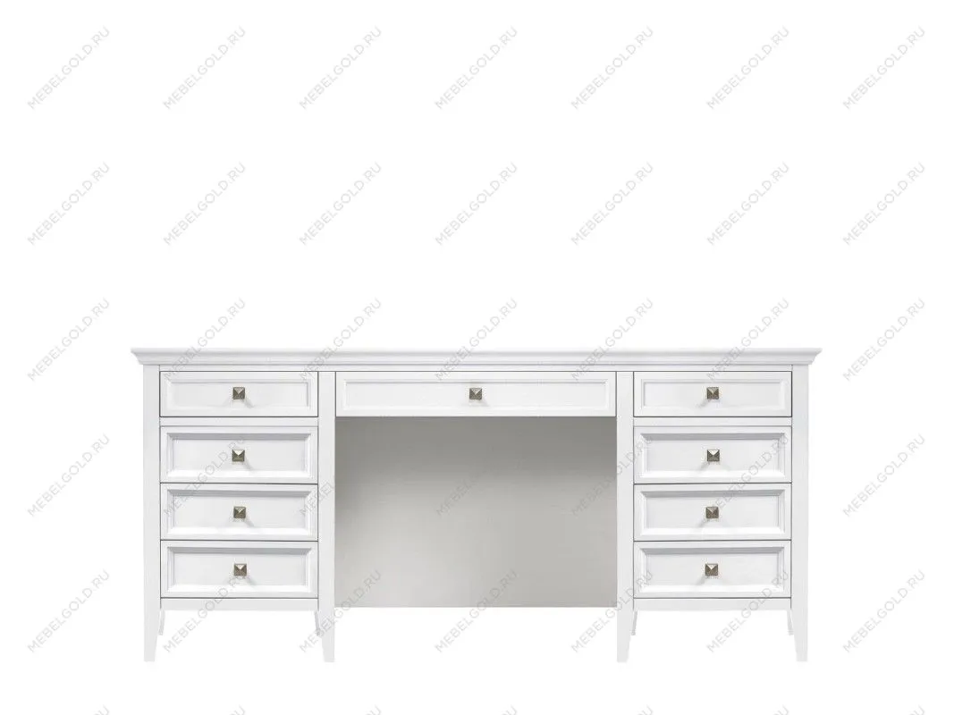 Стол письменный двухтумбовый Manhattan (Белый)