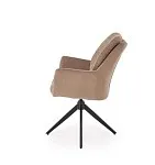 Стул кухонный Halmar K591 поворотный (коричневый/черный) | изображение 2