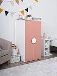 Шкаф Пикси распашной, с двумя дверьми и полкой 60х57х120, мечтательный пион | изображение 1