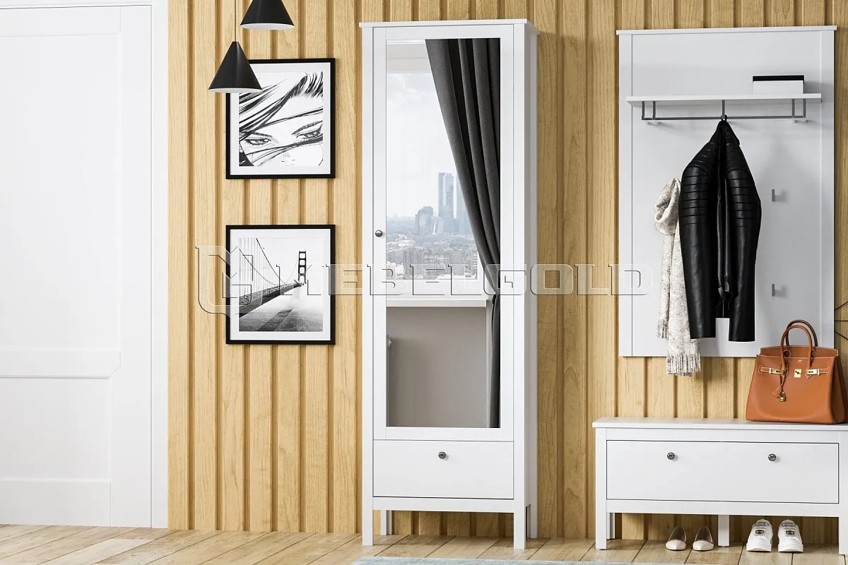 Шкаф Ева (Хельга) SZF1W1S/60 белый | изображение 2