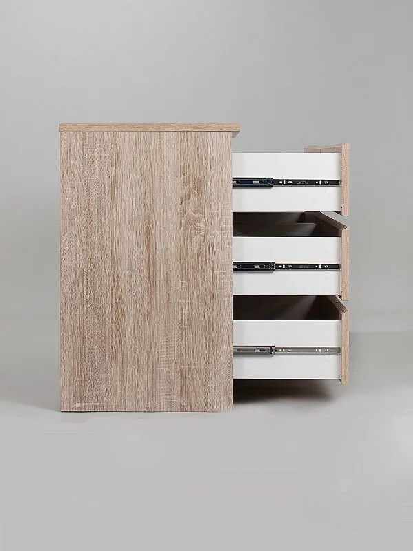 Комод Мальта, 6 ящиков, горизонтальный, с доводчиками, 160х48х76 см, дуб сонома | изображение 16