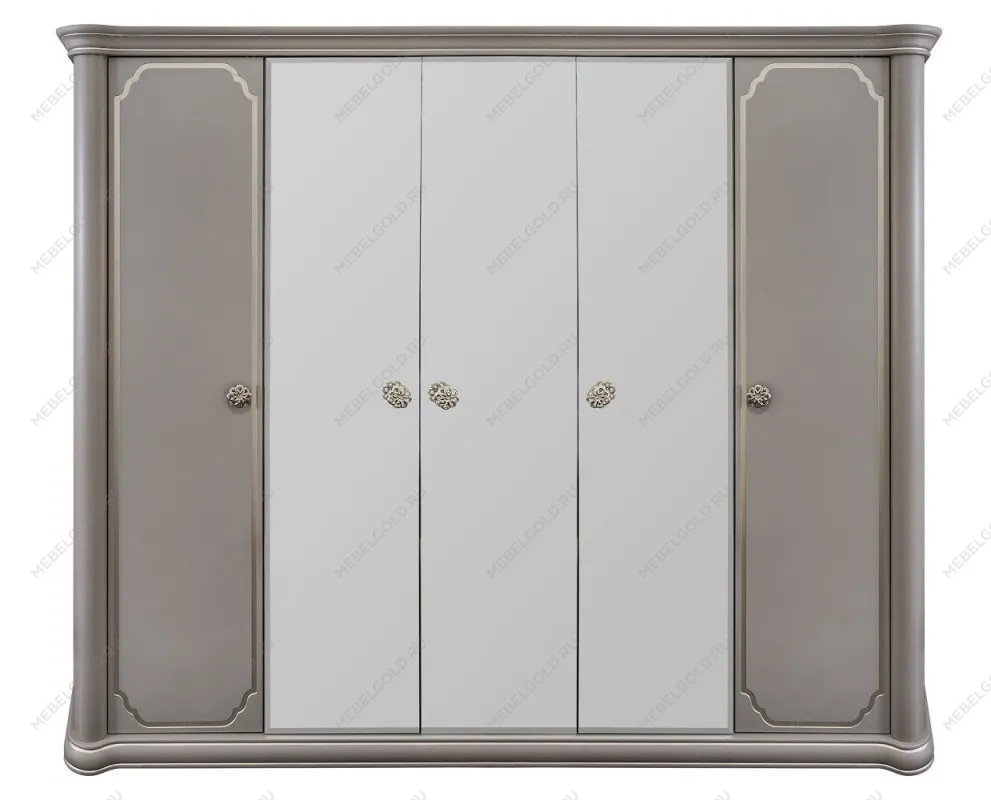 Шкаф Лали 5-дверный серый камень | изображение 1