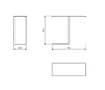 МАКС секция разделительная 100х36 серая | изображение 2