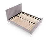 Кровать HALMAR FRANCESCA (светло-серый/черный) 160/200 | изображение 1