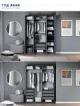 Шкаф МАКС, 2 двери, 100х61х233 см, серый | изображение 17