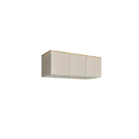 Антресоль для 3-х дверного шкафа Римини (Слоновая кость/золото) РМАН-1(3)