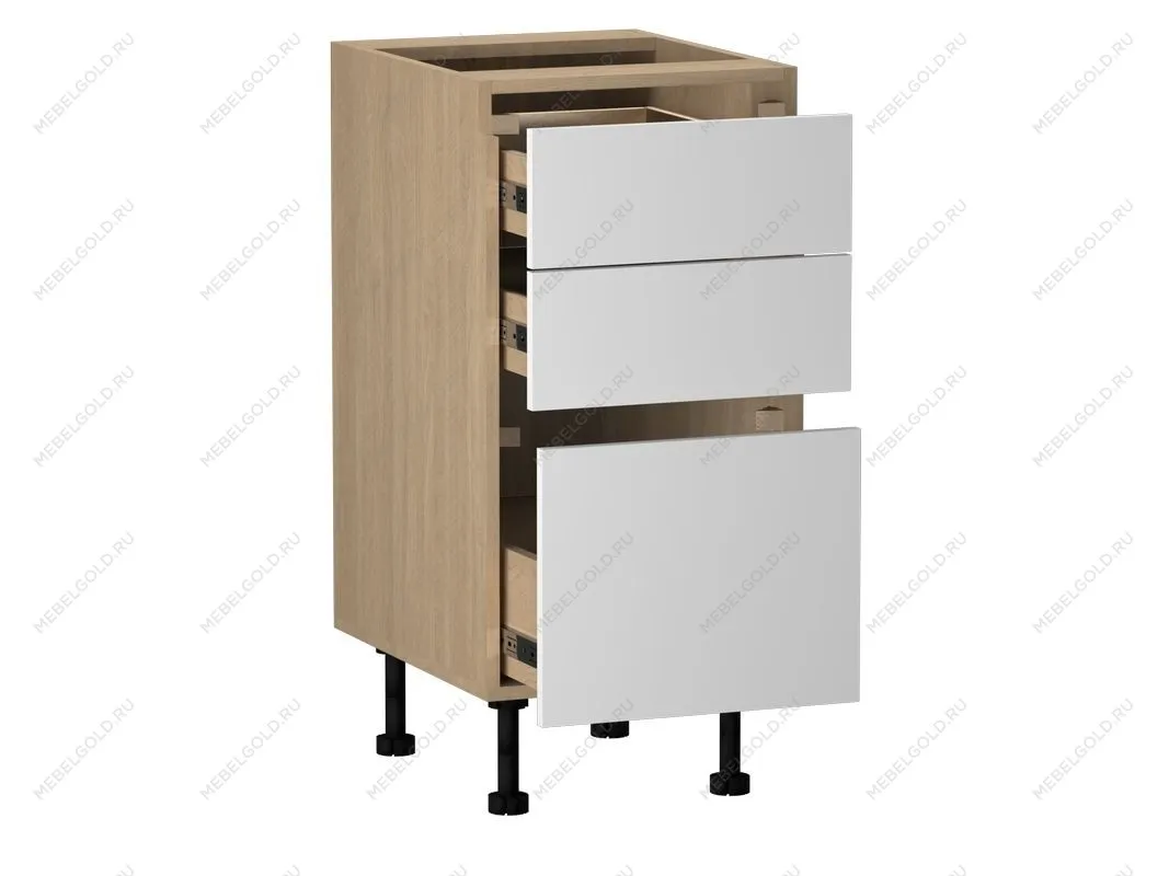 Стол с ящиками СЯ-40, Женева (400*520*870) Дуб Палермо/Белый матовый, 22416 | изображение 1