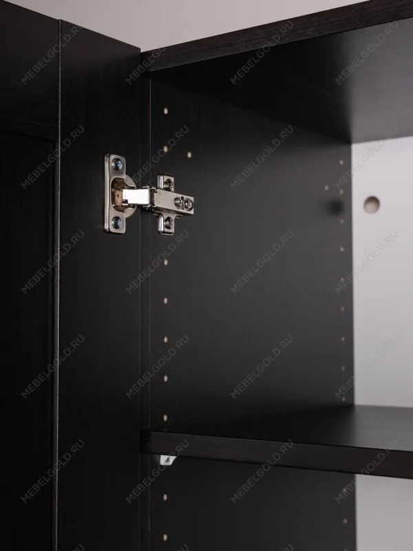 Шкаф Макс, 1 дверь, 50х38х233 см, черно-коричневый, дуб венге | изображение 7