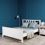 САГА кровать двойная 140х200 белая | изображение 3