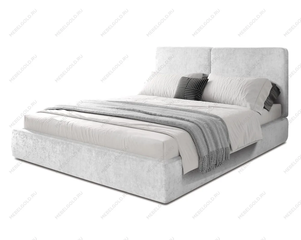 Кровать Natura 1.6 м, с подъемным механизмом Шенилл (Monblan) 502, НТКР-1[3]