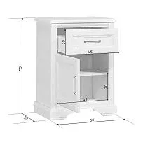 Тумба Стилиус KOM1D1S (Орех донской)