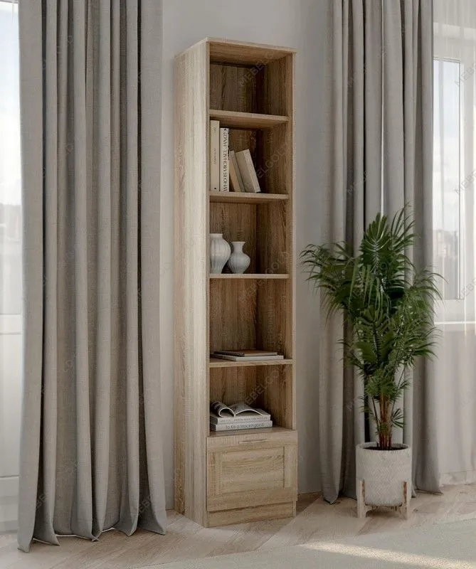 БРИМНЭС / СИРИУС Стеллаж ИКЕА / IKEA 1 ящик 39х190 сонома | изображение 4