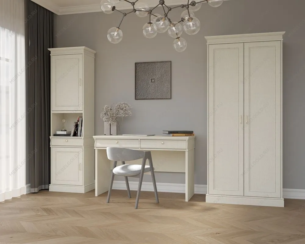 Шкаф для одежды 2-х дверный, Сиена (963*552*2100) Береза бежевая, 31804 | изображение 1