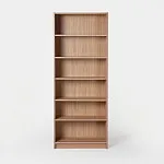 МАЛЬМ / VARMA Стеллаж ИКЕА / IKEA 80, 80x200x28, шпон, беленый дуб | изображение 2